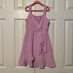 Adorable Lavender Kids Casual Dress